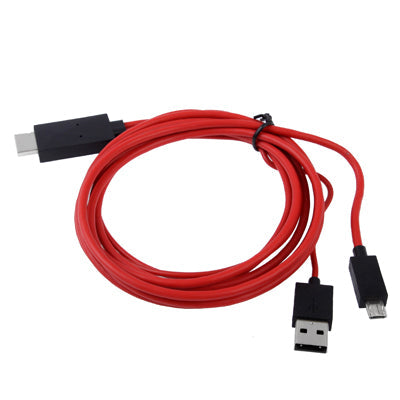 2m Full HD 1080P Micro USB MHL + USB vers HDMI Connecteur Adaptateur Adaptateur HDTV Convertisseur Câble Pour Galaxy SIII / i9300