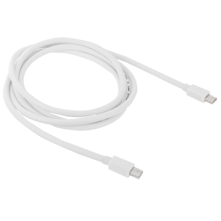 Mini DP DisplayPort Cable For Apple iMac MacBook Pro Length: 2m (White)
