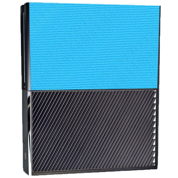 Carbon Fiber Texture Sticker Decals For Xbox One Console (Blue)