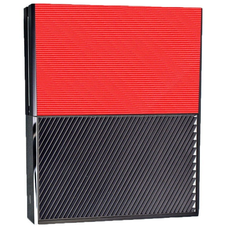 Carbon Fiber Texture Stickers Decals For Xbox One Console (Red)