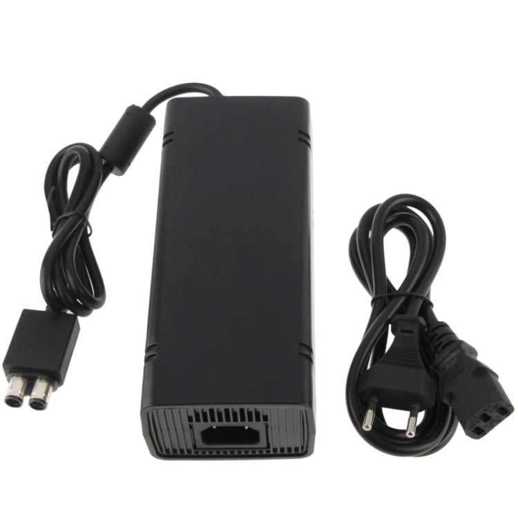 EU Plug AC Power Supply / AC Adapter For Xbox 360 Slim Console (Black)