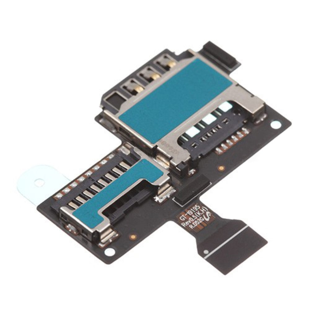 Flex Module Reader SIM + Micro SD Samsung Galaxy S4 Mini I9195 LTE