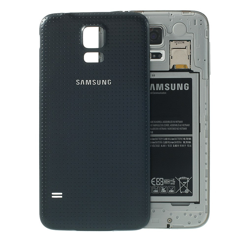 Cache Batterie Coque Arrière Samsung Galaxy S5 G900 Gris Foncé
