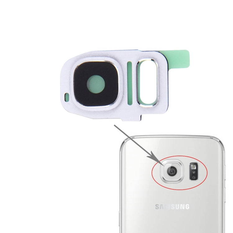 Cubierta de Lente de Cámara Trasera para Samsung Galaxy S7 / G930 (Blanco)