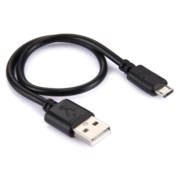 2 Core 20 Copper Wire Micro USB vers USB 2.0 Câble de charge Longueur du câble : environ 30 cm