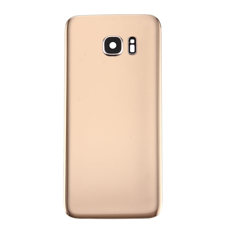 Original Battery Back Cover with Camera Lens Cover for Samsung Galaxy S7 Edge / G935 (Gold)