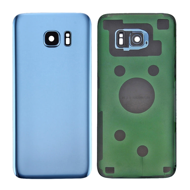 Original Battery Back Cover with Camera Lens Cover for Samsung Galaxy S7 Edge / G935 (Blue)