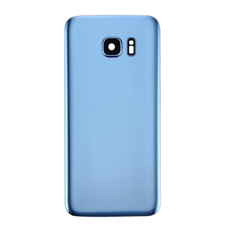 Tapa Trasera de Batería Original con Tapa de Lente de Cámara para Samsung Galaxy S7 Edge / G935 (Azul)