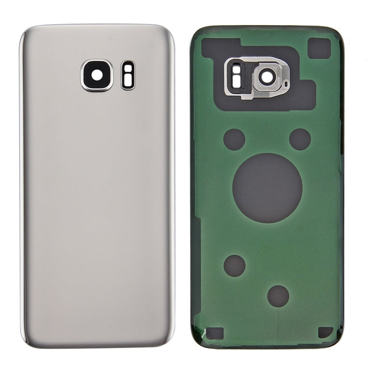 Original Battery Back Cover with Camera Lens Cover for Samsung Galaxy S7 Edge / G935 (Silver)