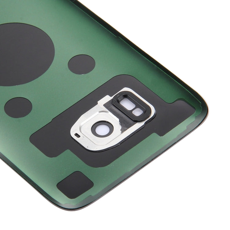Couvercle arrière de batterie d'origine avec couvercle d'objectif d'appareil photo pour Samsung Galaxy S7 Edge / G935 (argent)
