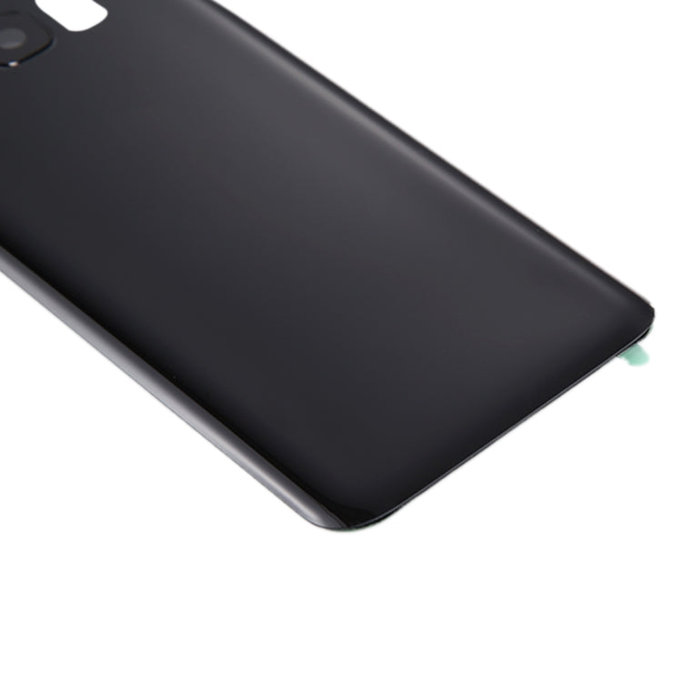 Tapa Trasera de Batería con Tapa para Lente de Cámara y Adhesivo para Samsung Galaxy S8 / G950 (Negro)