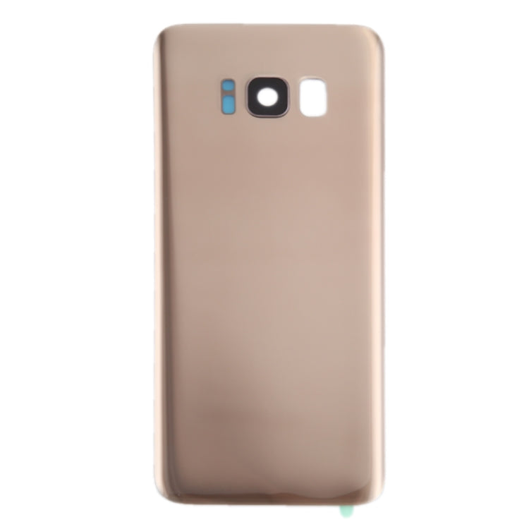 Battery Back Cover with Camera Lens Cover and Adhesive for Samsung Galaxy S8 / G950 (Gold)