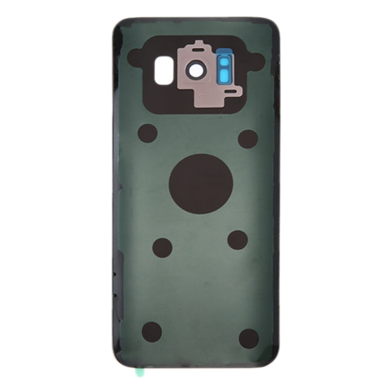 Coque arrière de batterie avec cache d'objectif d'appareil photo et adhésif pour Samsung Galaxy S8/G950 (or)