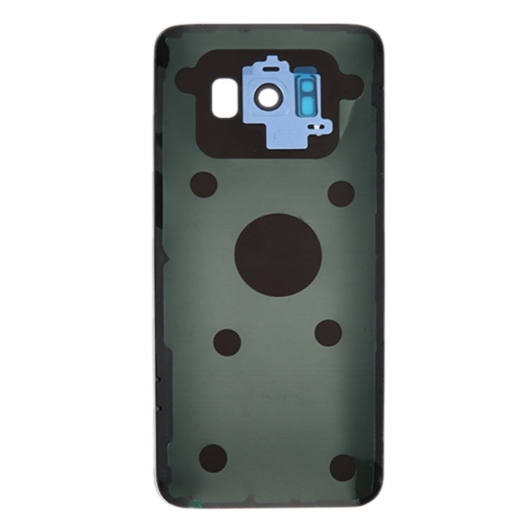 Coque arrière de batterie avec cache d'objectif de caméra et adhésif pour Samsung Galaxy S8/G950 (Bleu)