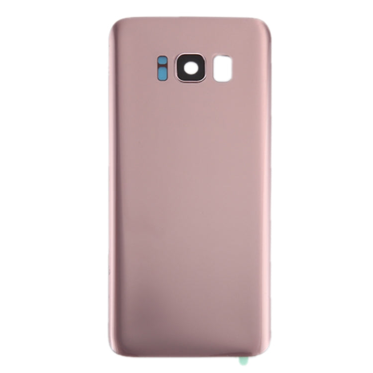 Battery Back Cover with Camera Lens Cover and Adhesive for Samsung Galaxy S8 / G950 (Rose Gold)