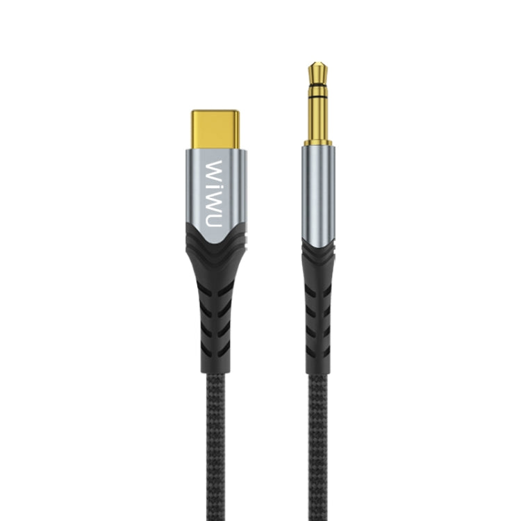 Câble audio stéréo WIWU YP03 3,5 mm vers Type-C / USB-C AUX Longueur : 1,5 m