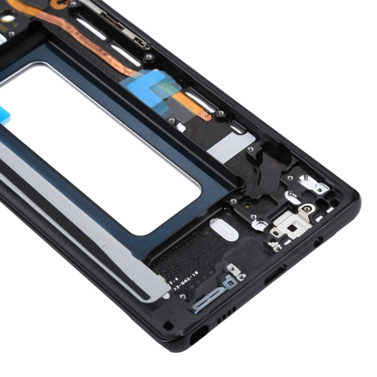 Placa de Marco LCD de Carcasa Frontal para Samsung Galaxy Note 8 / N950 (Negro)