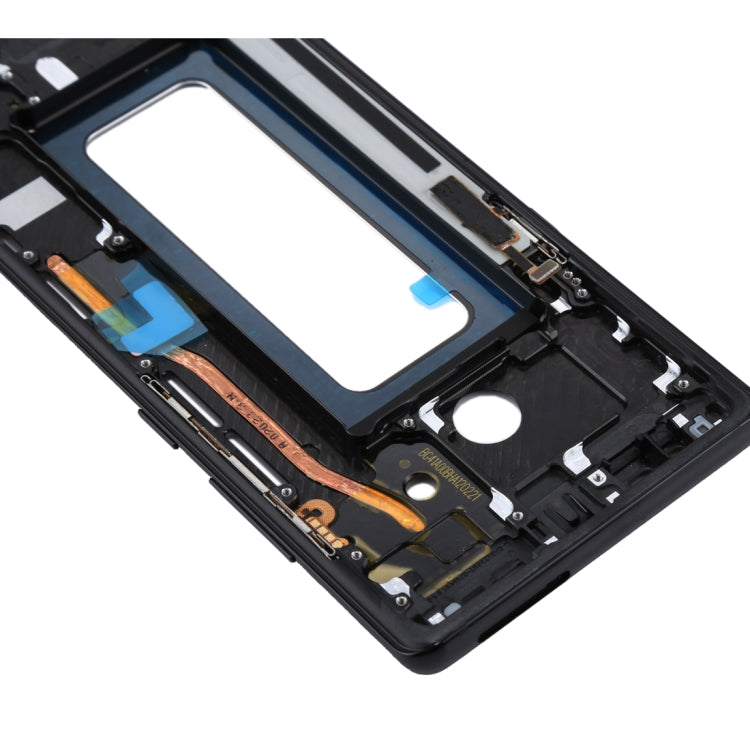 Placa de Marco LCD de Carcasa Frontal para Samsung Galaxy Note 8 / N950 (Negro)