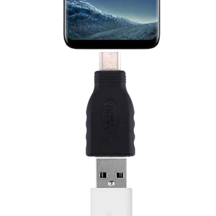 Adaptateur convertisseur OTG USB-C / Type-C mâle vers USB 3.0 femelle pour Galaxy S8 et S8+ / LG G6 / Huawei P10 et P10 Plus / Xiaomi Mi6 et Max 2 et autres Smartphones