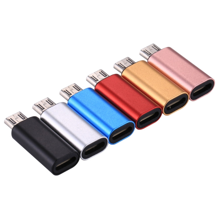 8 Pin Female to Micro USB Male Metal Case Adapter for Samsung / Huawei / Xiaomi / Meizu / LG / HTC and other Smartphones (Silver)