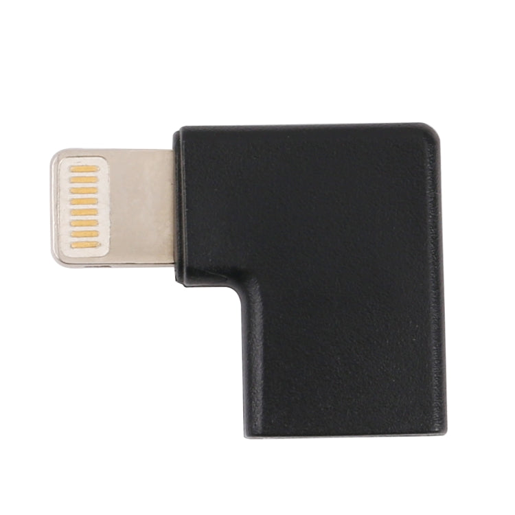 Adaptateur coudé de charge 8 broches mâle vers USB-C / Type-C femelle