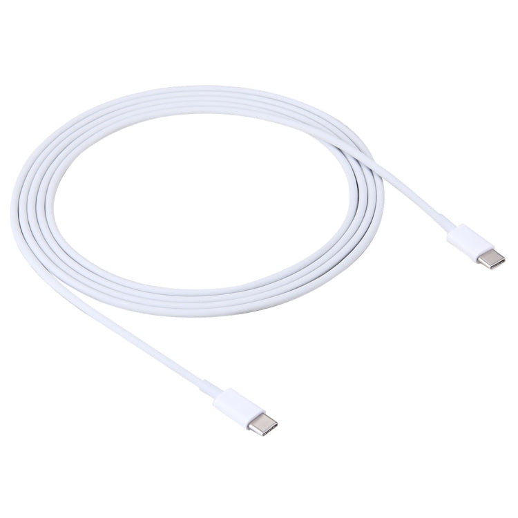 2m 2A USB-C / Type-C 3.1 Male to USB-C / Type-C 3.1 Male Adapter Cable for Galaxy S8 and S8 + / LG G6 / Huawei P10 and P10 Plus / Xiaomi Mi6 and Max 2 and other Smartphones (White )