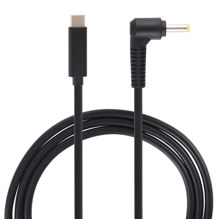 Cable de Carga de Alimentación Para Portátil USB-C Type-C a 4.0x1.7 mm longitud del Cable: aProximadamente 1.5 m