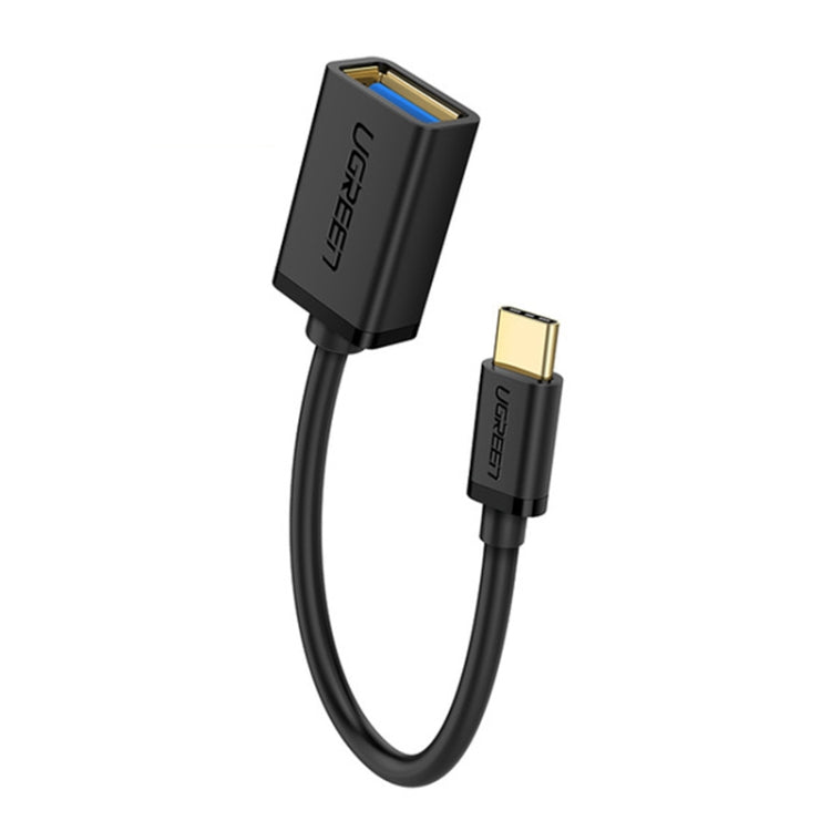 UVerde 13cm USB 3.0 Femelle vers USB-C / Type-C Mâle OTG Convertisseur Câble Adaptateur (Noir)