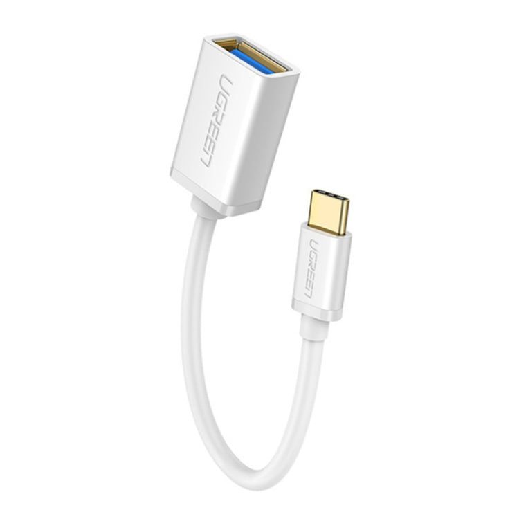 UVerde 13cm USB 3.0 Hembra a USB-C / Type-C Macho OTG Cable Adaptador convertidor (Blanco)