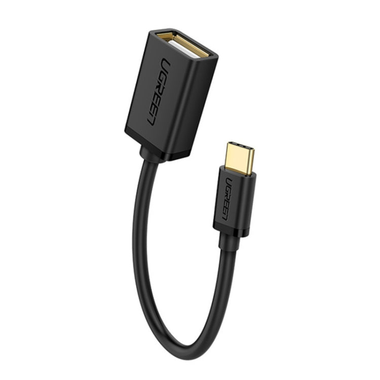 UVerde 13cm USB 2.0 Female to USB-C / Type-C Male OTG Converter Adapter Cable (Black)