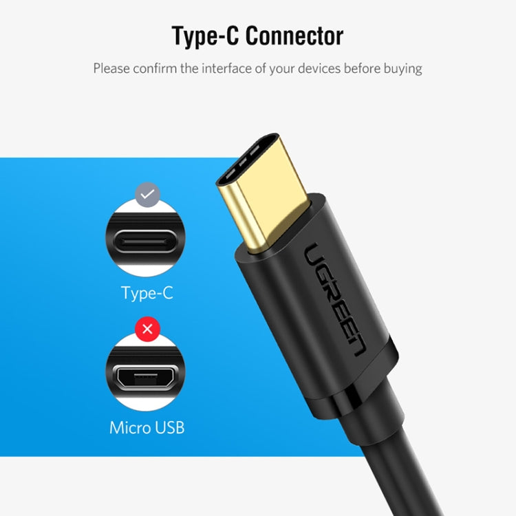 UVerde Câble adaptateur convertisseur USB 2.0 femelle vers USB-C / Type-C mâle OTG 13 cm (noir)