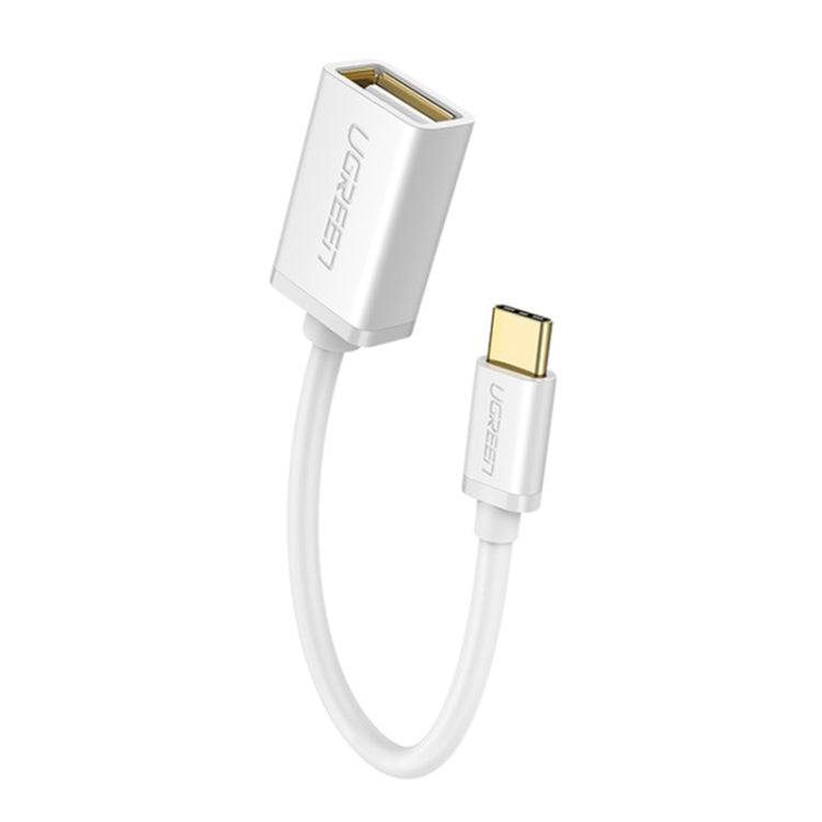 UVerde 13cm USB 2.0 Female to USB-C / Type-C Male OTG Converter Adapter Cable (White)