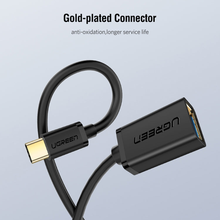 UVerde Câble adaptateur convertisseur USB 2.0 femelle vers USB-C / Type-C mâle OTG 13 cm (Blanc)