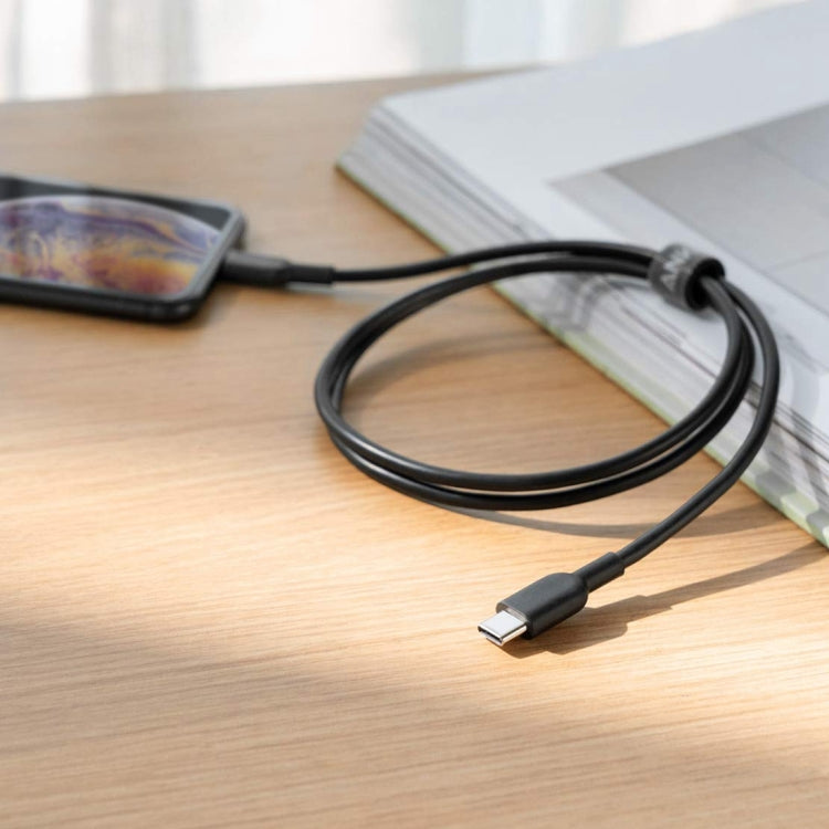 Anker Powerline II USB-C / Type-C a 8 pin Cable de Datos certificados MFI longitud: 0.9m (Negro)