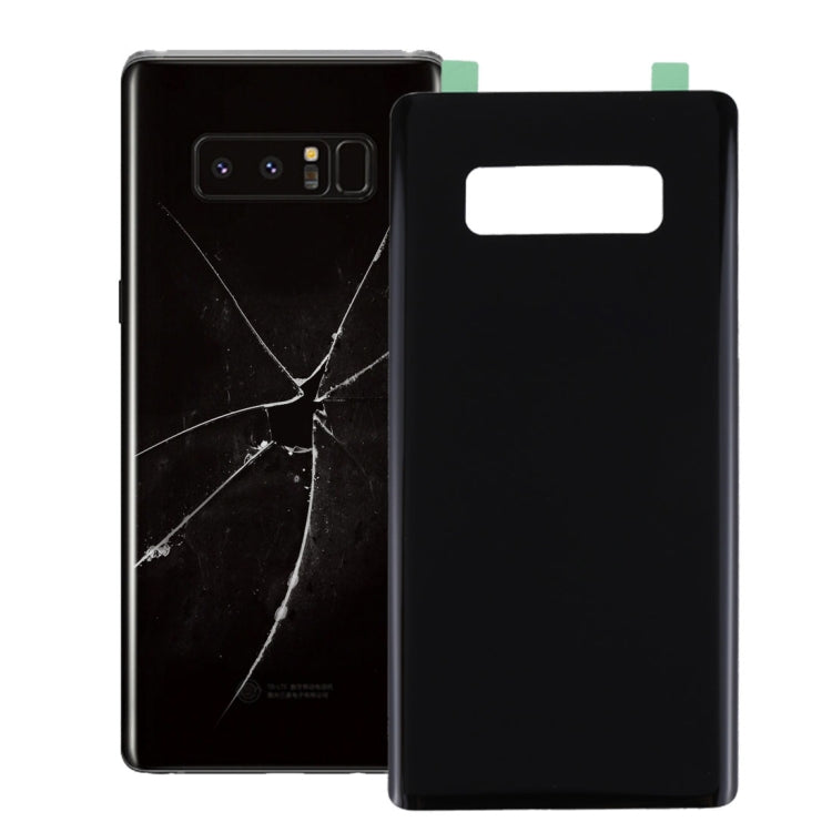 Back Battery Cover with Adhesive for Samsung Galaxy Note 8 (Black)