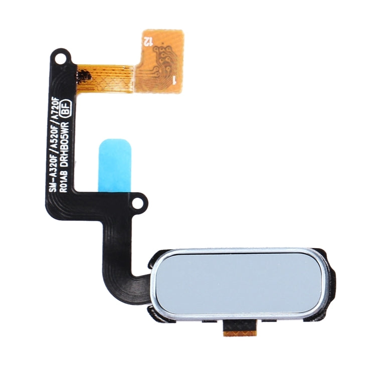 Home Button Flex Cable with Fingerprint Identification for Samsung Galaxy A3 (2017) / A320 and A5 (2017) / A520 and A7 (2017) / A720 (Blue)