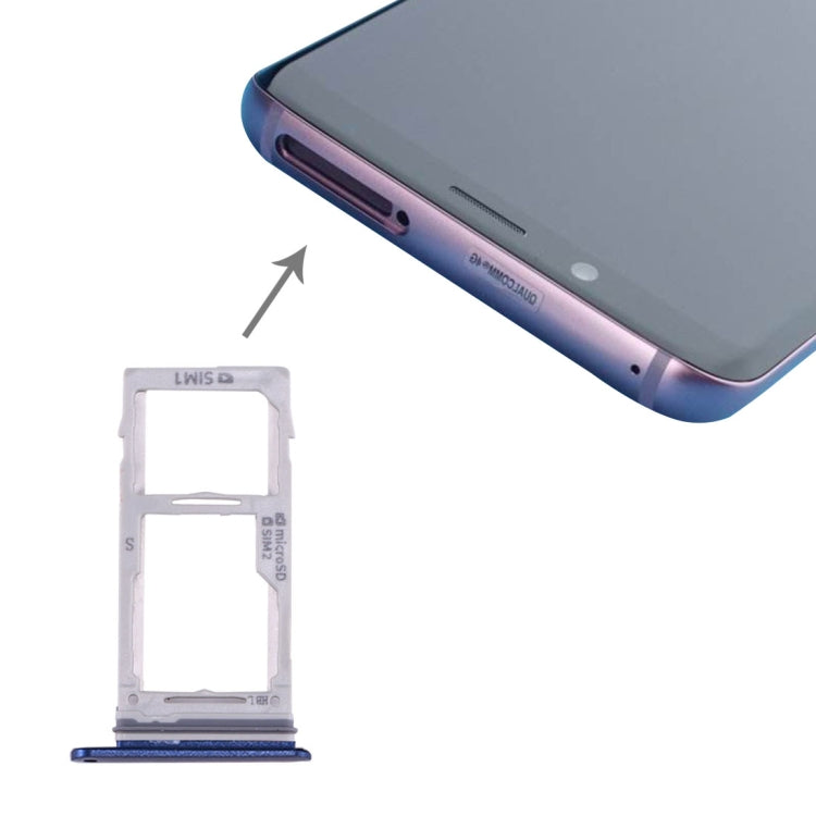 Samsung Galaxy S9 + / S9 SIM y Bandeja de Tarjeta SIM / Micro SD (Azul)