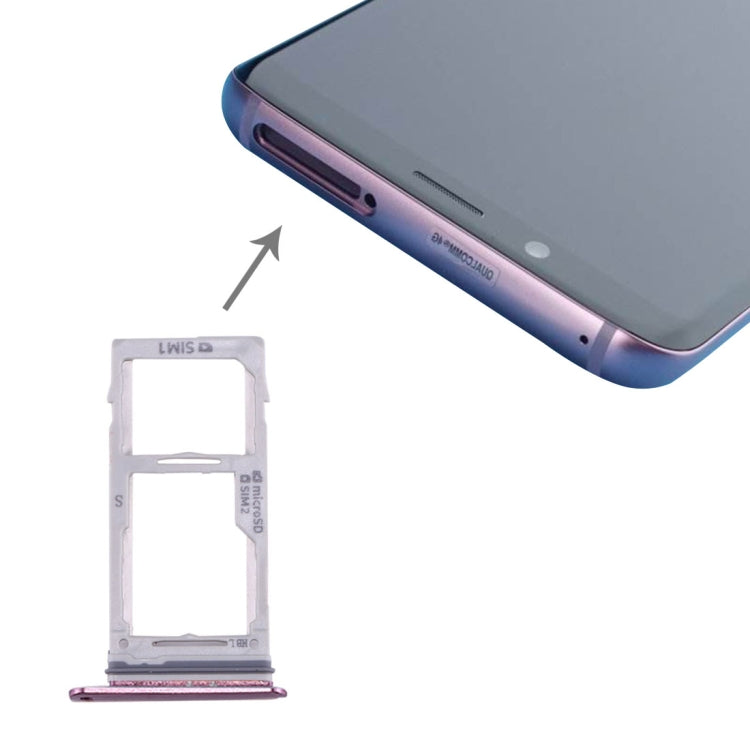 Samsung Galaxy S9 + / S9 SIM y Bandeja de Tarjeta SIM / Micro SD (Morado)
