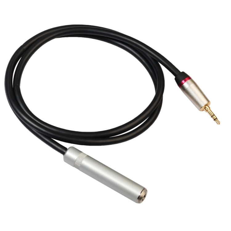 REXLIS TC128MF Cable Adaptador de Audio Macho de 3.5 mm a Hembra de 6.5 mm longitud: 1 m