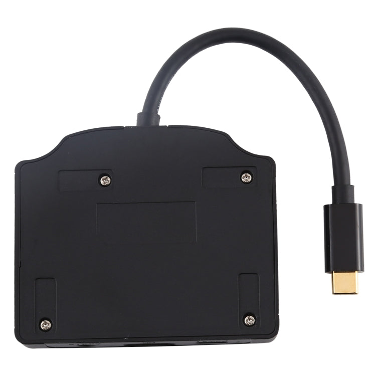 V178A USB-C / Type-C to USB 3.0 x 3 + USB-C / Type-C + HDMI + Audio Port + SD / TF Card Reader Multifunction HUB Adapter