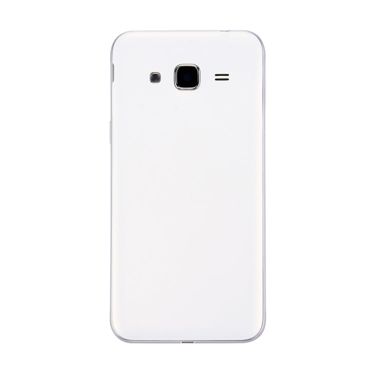 Battery Back Cover + Middle Frame for Samsung Galaxy J3 (2016) / J320 (Dual Card Version) (White)
