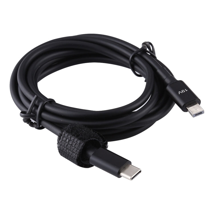 Pour Asus X205T Interface d'alimentation vers USB-C Type-C Câble de charge pour ordinateur portable mâle Longueur du câble : 1,5 m