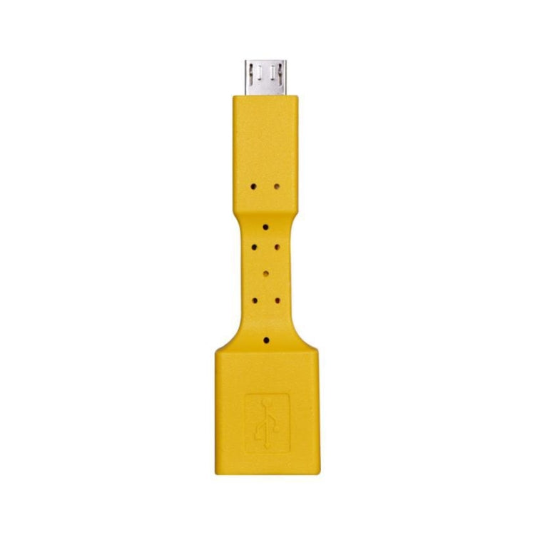 5 adaptateurs Micro USB mâle vers USB 3.0 femelle OTG (jaune)