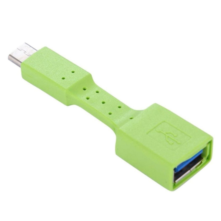 Adaptateur OTG femelle 5 PCS USB-C / Type-C mâle vers USB 3.0 femelle (vert)