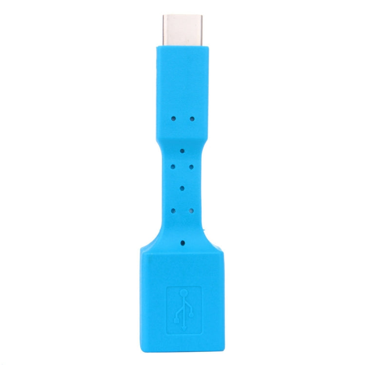 Adaptateur OTG femelle 5 PCS USB-C / Type-C mâle vers USB 3.0 femelle (bleu)