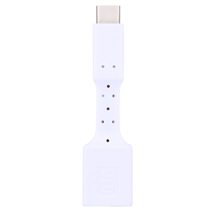 Adaptateur OTG femelle 5 PCS USB-C / Type-C mâle vers USB 3.0 femelle (blanc)