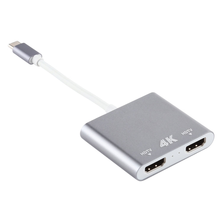 Dual 4K Ultra HD HDMI interface output to USB-C / Type-C adapter
