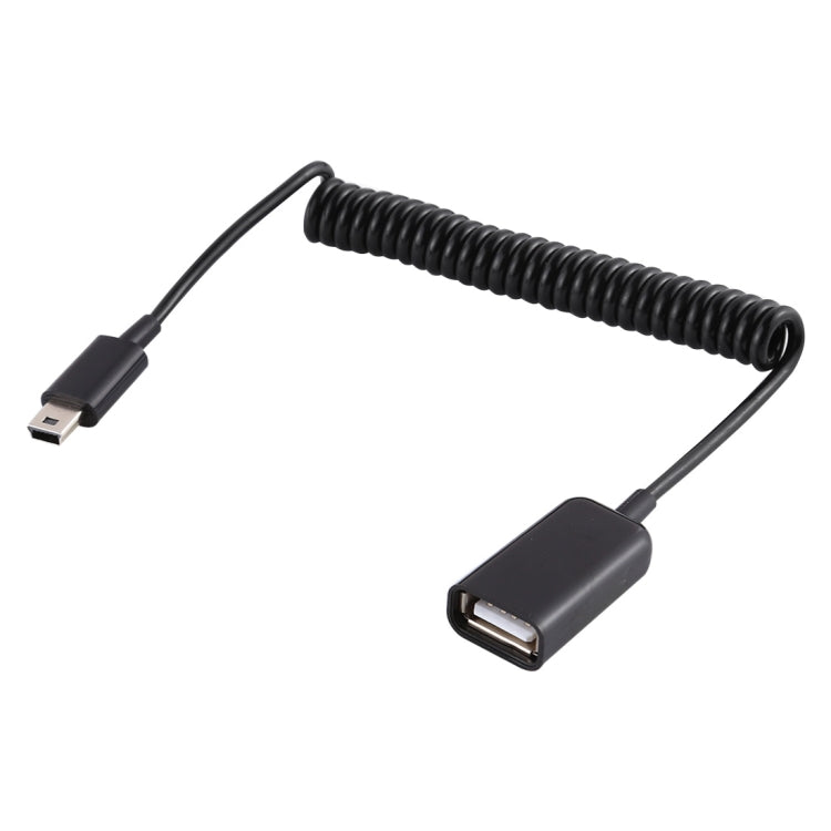 Mini 5 pin Male to Female Spring USB Laptop Laptop Charging Cable