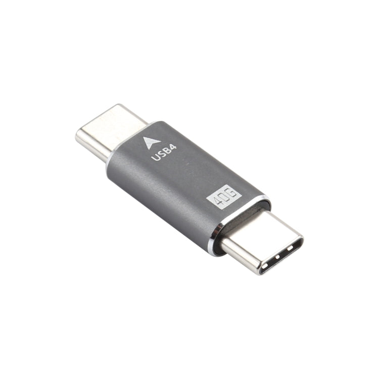 Adaptador de sincronización de datos de 40 Gbps convertidor de Enchufe Macho a Macho USB-C / Type-C 4.0