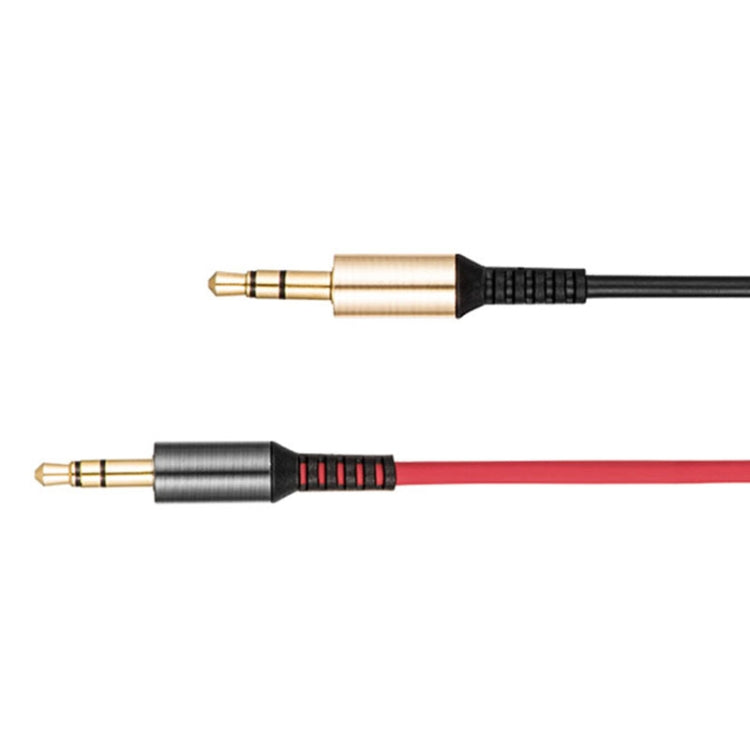 Hoco UPA02 AUX Spring Cable de Audio sin Micrófono Longitud del Cable: 1 m (Negro)